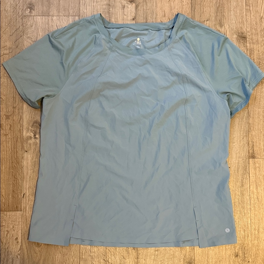 Layer 8 Women's Light Blue Short Sleeve Tee